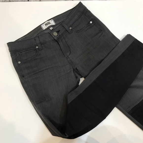 PAIGE Cara Ankle Zip Ultra Skinny Concrete Jeans - Picture 7 of 7